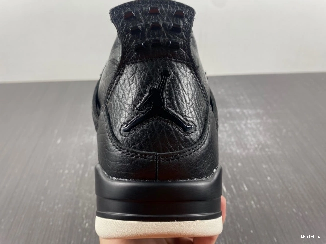Reps TBkick Black 4 Pony 819139-010 Jordan Retro Hair 0629